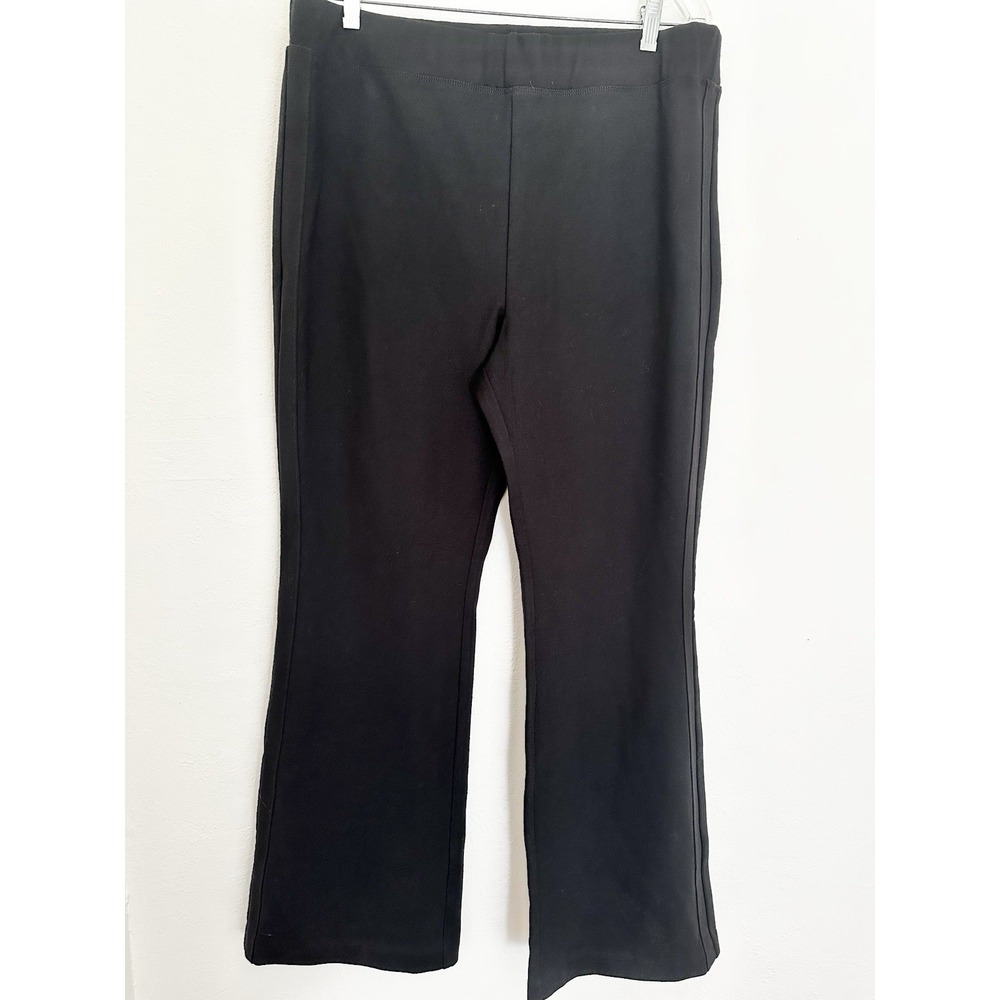 Maeve Anthropologie Pants Womens XL Black Pull On Stretch Ponte Knit Career